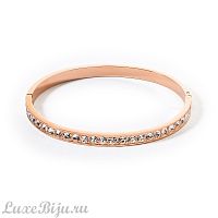 Браслет Coeur de Lion Crystal-Rose gold 17 см, 0131/33-1822