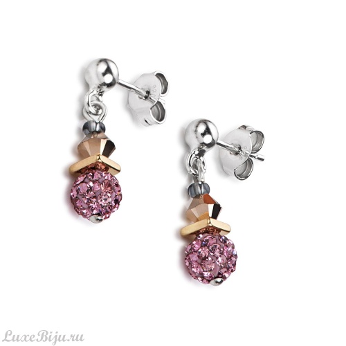 Серьги Coeur de Lion Multicolor Rainbow 4846/21-1520