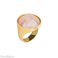 Кольцо Possebon  quartz rose 18.5 мм