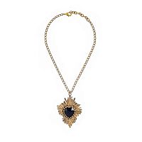 Колье Celeste G, с кристаллом Swarovski в форме сердца, CS26.1-1126 черный