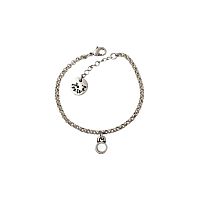 Браслет Tra-la-ra, Fluor, подвеска, вставка из смолы, TLR23-235P005 белый