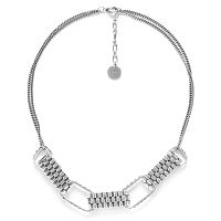 Колье ORI TAO, Timing, фактурное, с интерпретацией ремешка, OT23.1-15-31360 серебристый