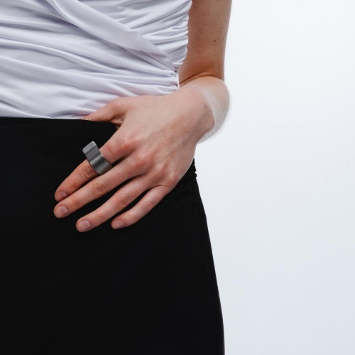 Кольцо Katerina Vassou, Summer, абстрактная рыбка, KV23.2-307701 серебристый фото 5