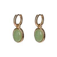 Серьги Fiore Luna GREEN AVENTURINE, LE1204 G/G