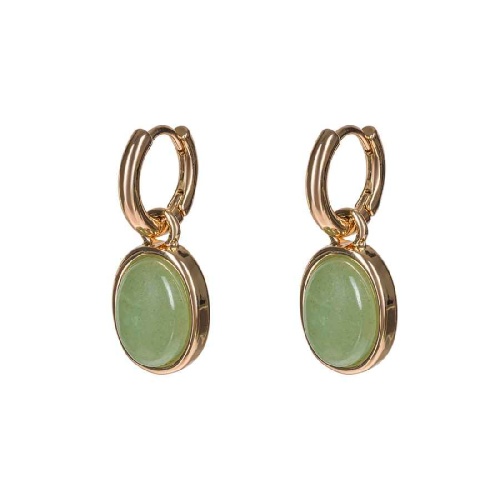 Серьги Fiore Luna GREEN AVENTURINE, LE1204 G/G