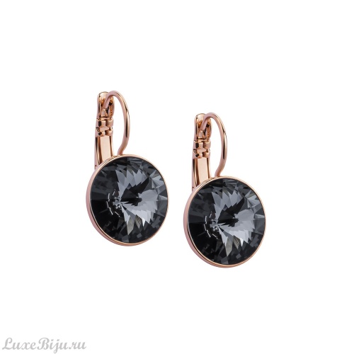 Серьги Fiore Luna Silver Night A1903.3 BW/RG