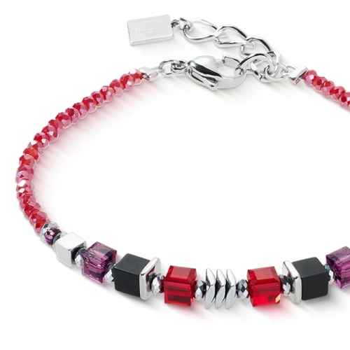 Браслет Coeur de Lion Red-Silver, 3044/30-0317 фото 2