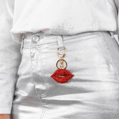 Брелок Moon Paris, Ringo, "Искушение", с кристаллами, MR-24.05-016 красный фото 4