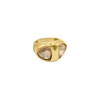 Кольцо Ciclon, Majestic oro, с кристаллами, CN-250500 янтарный, 18