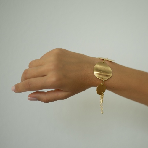 Браслет Dansk Copenhagen, Alaya, со вставками разных форм, DNSK25.2-7C2307025 золотистый фото 2