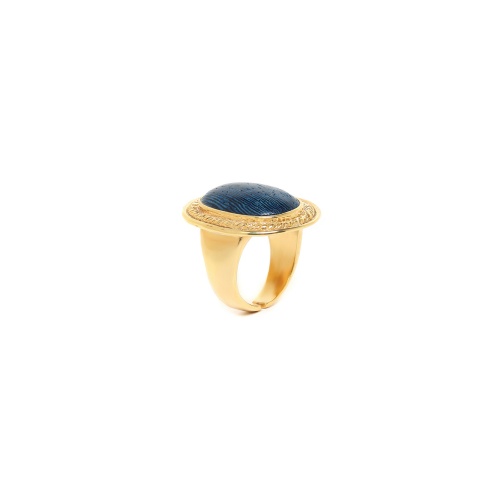 Кольцо Nature Bijoux, Kinsley, со вставкой из дерева роблес, NB23.2-19-25012 синий фото 2