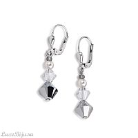Серьги Coeur de Lion Crystal-Silver 4873/20-1817