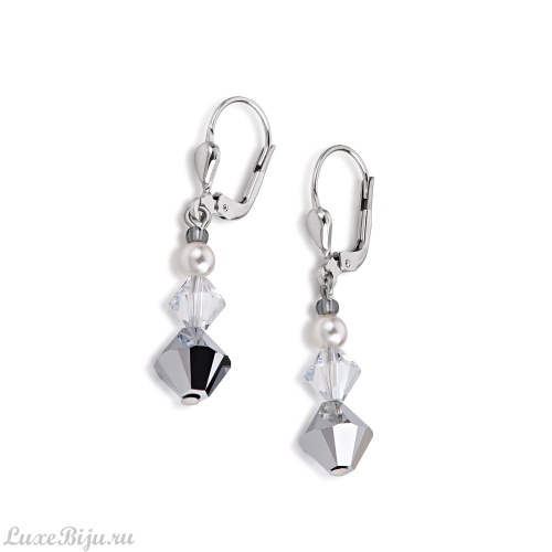 Серьги Coeur de Lion Crystal-Silver 4873/20-1817