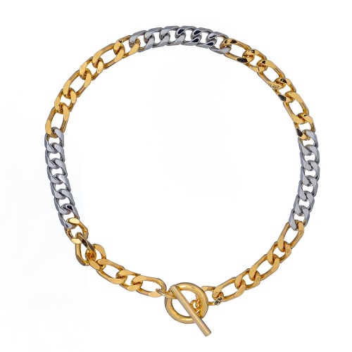 Колье Moon Paris, Ringo, двухцветный металл, MR-23.02-018 золотистый
