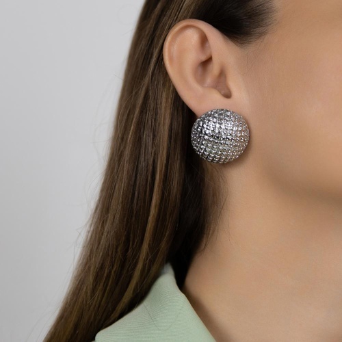 Серьги Dansk Copenhagen, Courage Waterproof, с декоративным орнаментом, DNSK26.1-3W2501018 серебристый фото 2