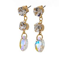 Серьги Moon Paris, Ringo Queen, с кристаллами, MRQ-23.12-092 хрустальный