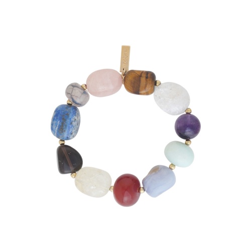 Браслет Nature Bijoux, Minerama, агат, аметист, халцедон, цитрин, кварц, NB26.1-13-44503 коричневый фото 2