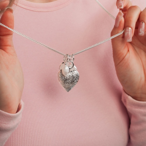 Колье Fiora Luna Metall Heart, LN5236 S фото 4