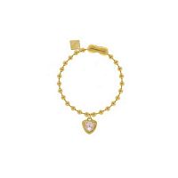 Браслет VIDDA, Serenity, с кристаллом Swarovski, VD22-01336 персиковый, 18,5