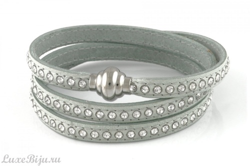 Браслет Qudo Deluxe mint/crystal S 104559 G/S