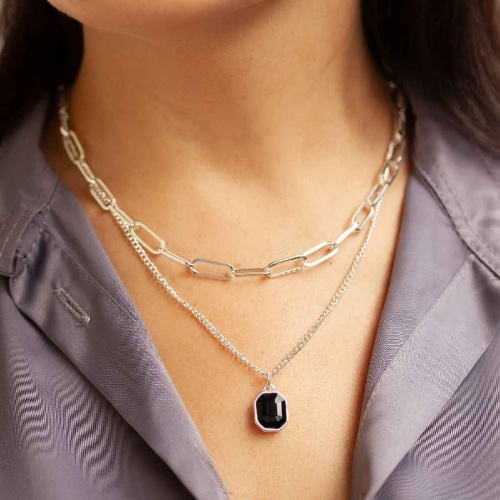 Колье Fiore Luna Black, LN6099 S фото 2