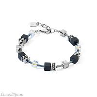 Браслет Coeur de Lion Black-Crystal, 4018/30-1318