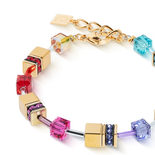 Браслет Coeur de Lion Multicolour Rainbow-Gold, 3015/30-1535 фото 2