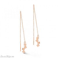 Серьги Coeur de Lion Rose Gold, 5070/20-1620