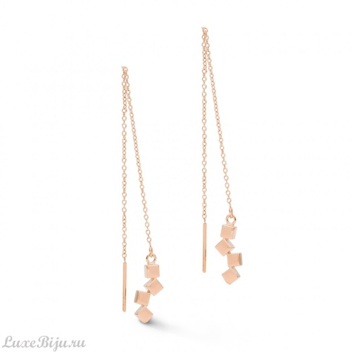 Серьги Coeur de Lion Rose Gold, 5070/20-1620