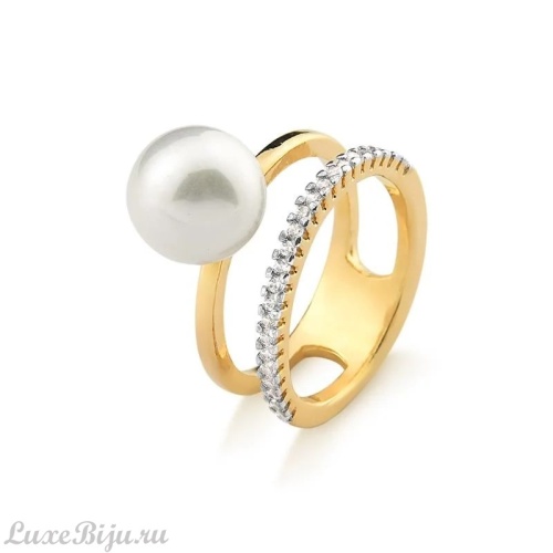 Кольцо Possebon White Pearl 18,5 мм