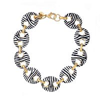 Колье Francesca Bianchi, с эмалью, FB25.2-BS21 золотистый