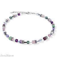 Колье Coeur de Lion Lilac-Green 4905/10-0840