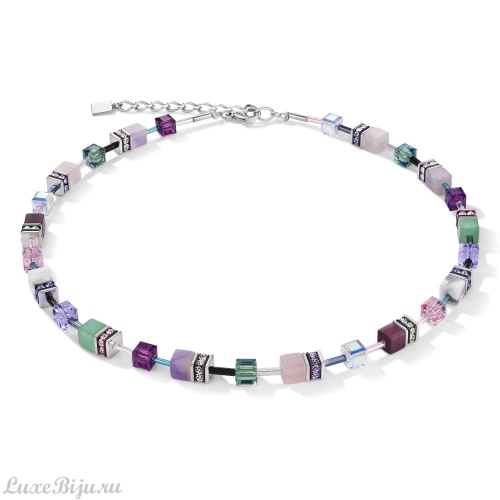Колье Coeur de Lion Lilac-Green 4905/10-0840