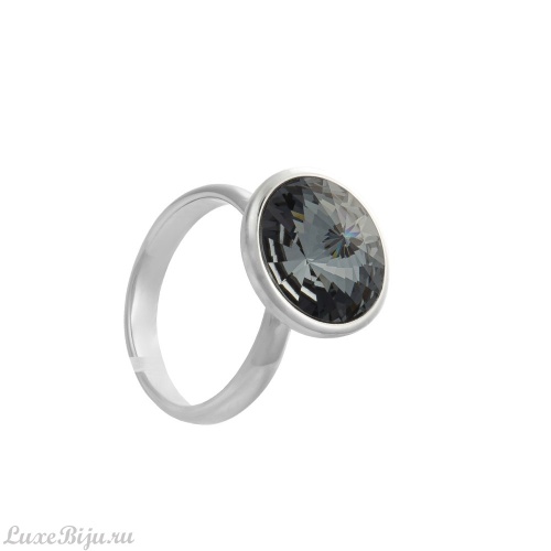 Кольцо Fiore Luna Silver night K1802.3 BW/S