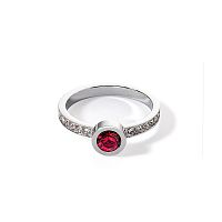  Кольцо Coeur de Lion Red-Silver 16.5 мм, 0228/40-0317 52