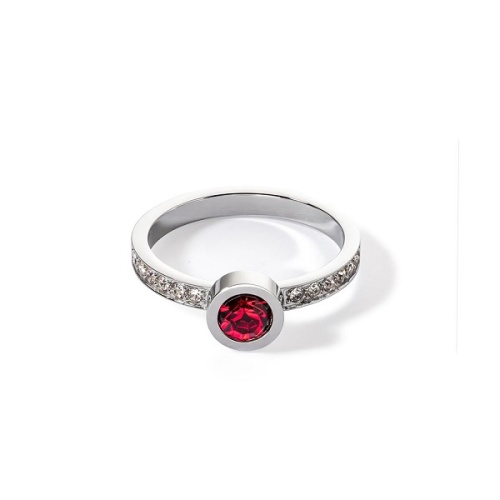 Кольцо Coeur de Lion Red-Silver 16.5 мм, 0228/40-0317 52