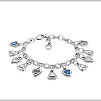 Браслет Ciclon, Fortuna, с кристаллами Swarovski, CN-251108 синий