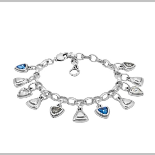 Браслет Ciclon, Fortuna, с кристаллами, CN-251108 синий