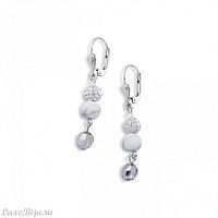 Серьги Coeur de Lion White 4895/20-1400