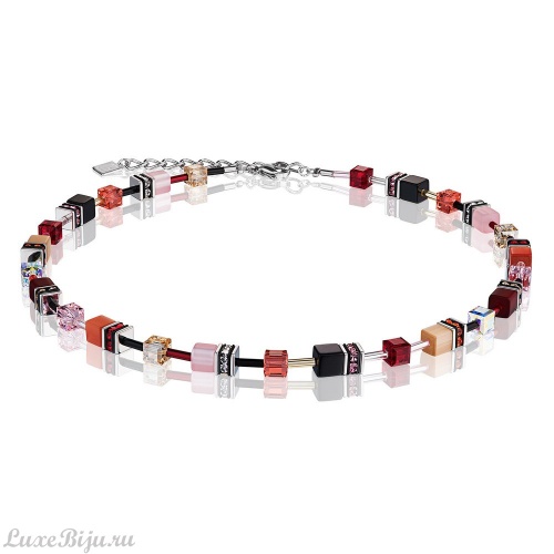 Колье Coeur de Lion Red-Rose-beige 2838/10-0326