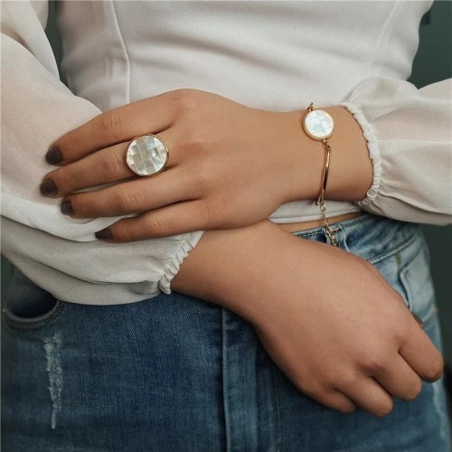 Кольцо Possebon Mother Pearl Mosaic, K2155.1/18,5 G 22 фото 2