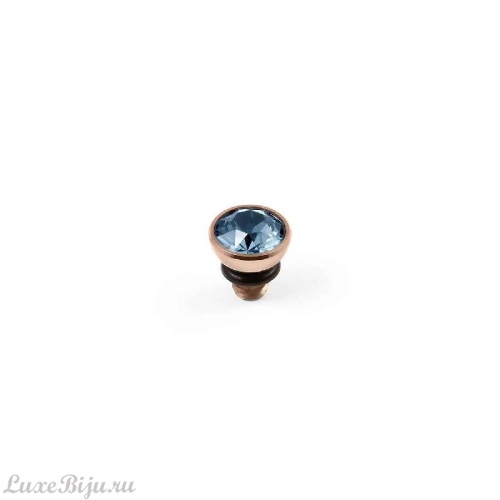 Шарм Qudo Bottone Light Sapphire 5 мм 630095 BL/RG