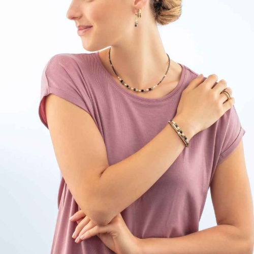 Браслет Coeur de Lion Black-Gold, 0136/32-1316 19 фото 2