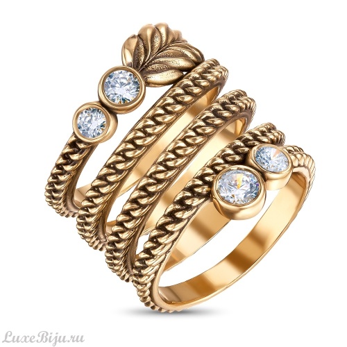 Кольцо Fiore di Firenze AN6364 CRYSTAL 17-18,5