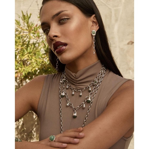 Серьги VIDDA, Hera, с халцедоном, VD25.1-02199202 голубой фото 2