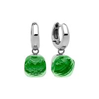Серьги Qudo Firenze peridot 300159 G/S