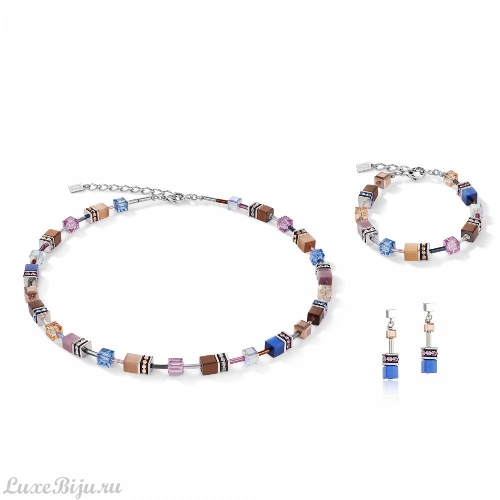 Браслет Coeur de Lion Blue-Brown-Lilac 2839/30-0740 фото 3