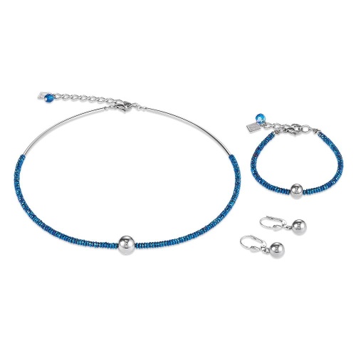 Серьги Coeur de Lion Blue-Silver, *4932/20-0717 фото 3