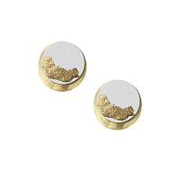 Серьги Katerina Vassou, Timbre, с элементами в форме диска, KV26.1-406019GWHITE белый