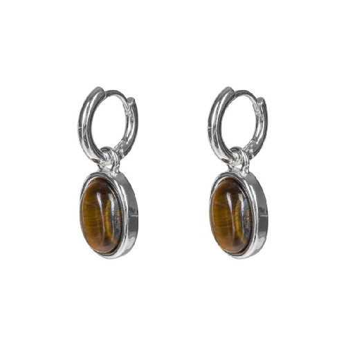 Серьги Fiore Luna TIGER EYE, LE1203 BR/S